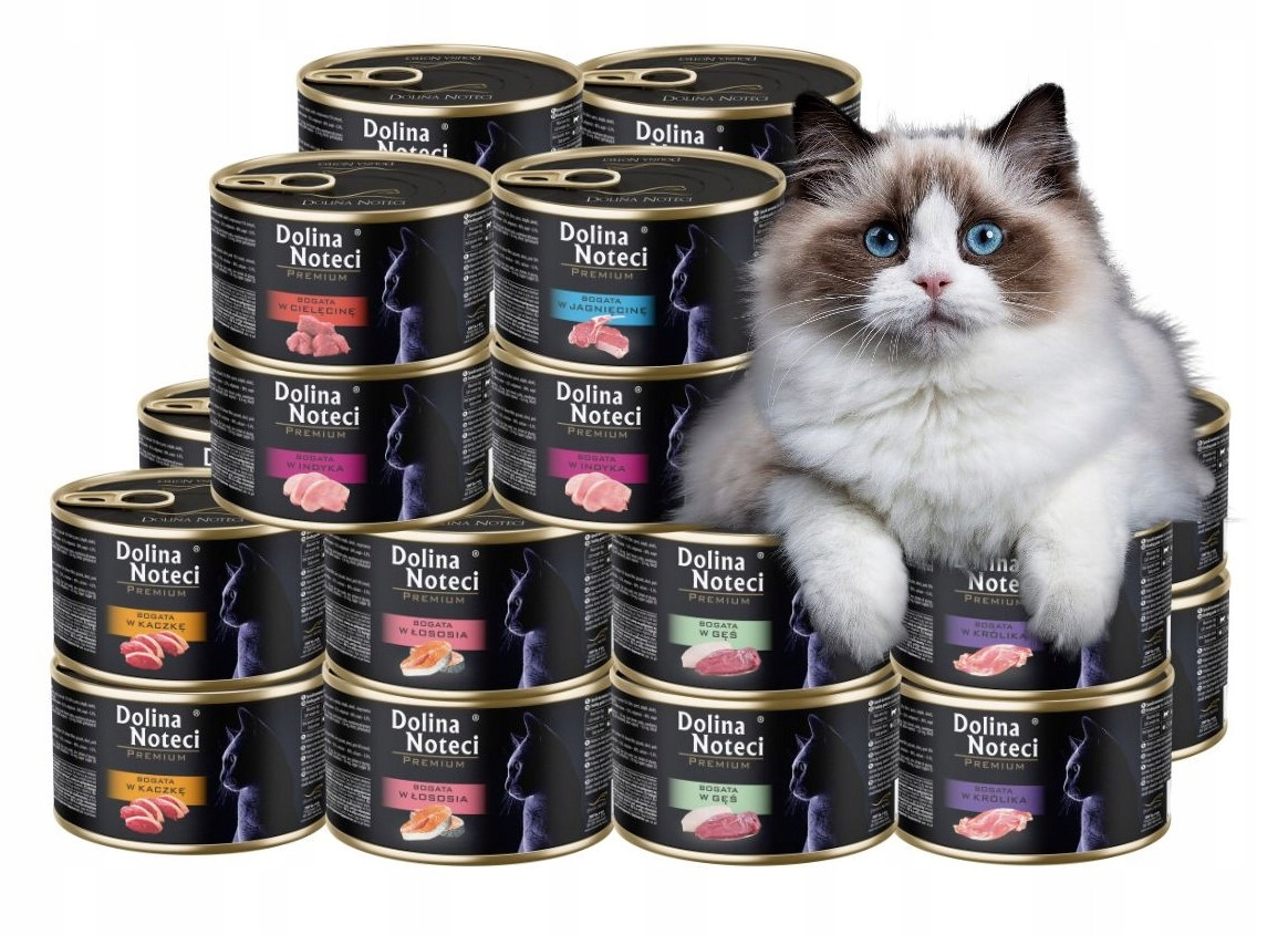 Dolina Noteci Premium Mokré krmivo pro kočky mix chutí 24x185g