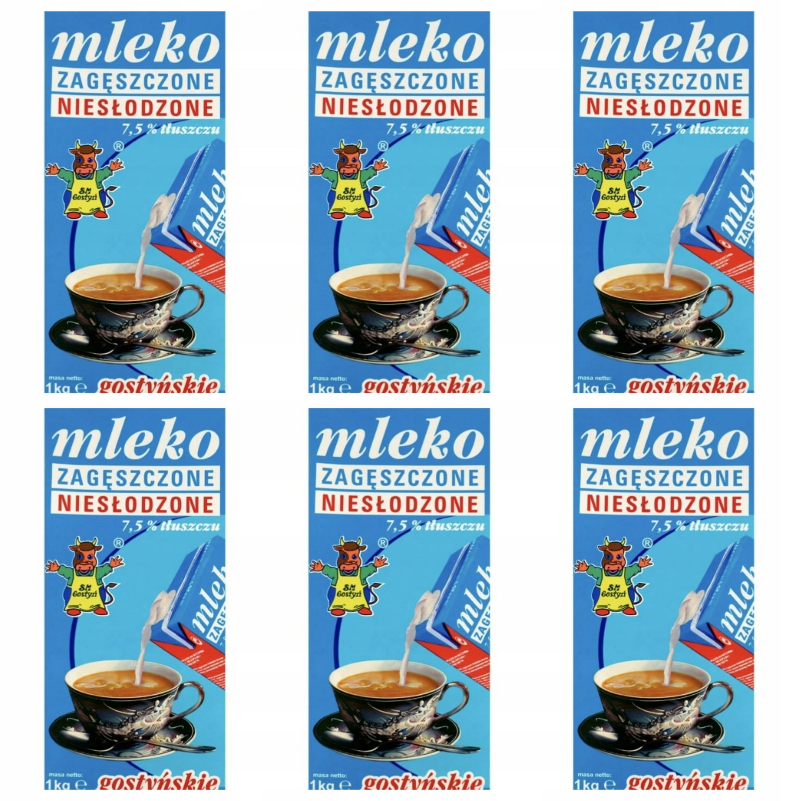 Zahuštěné mléko 7,5% Sm Gostyń 1000 ml