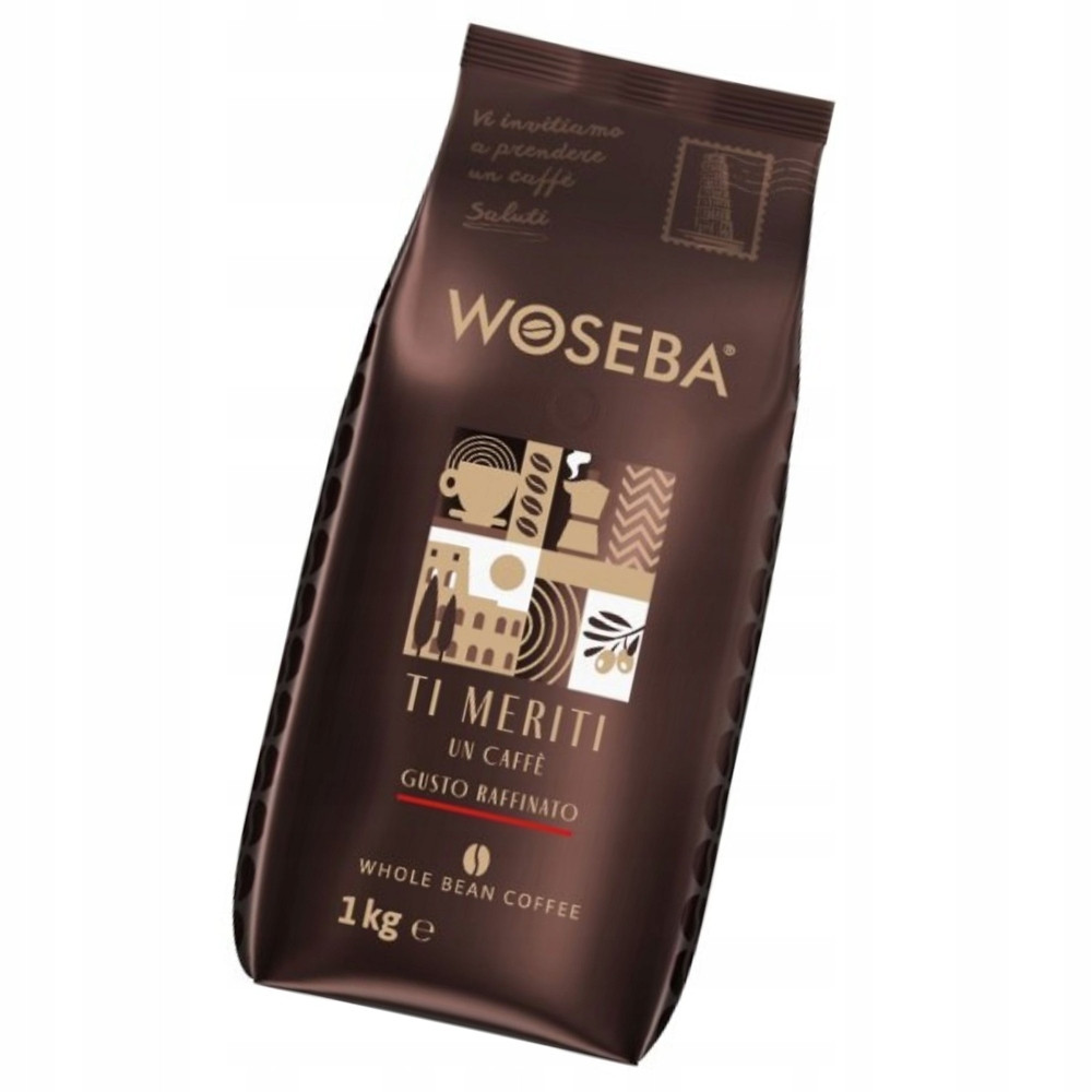 Káva zrnková Woseba Ti Meriti Un Caffe Gusto Raffinato 1 kg