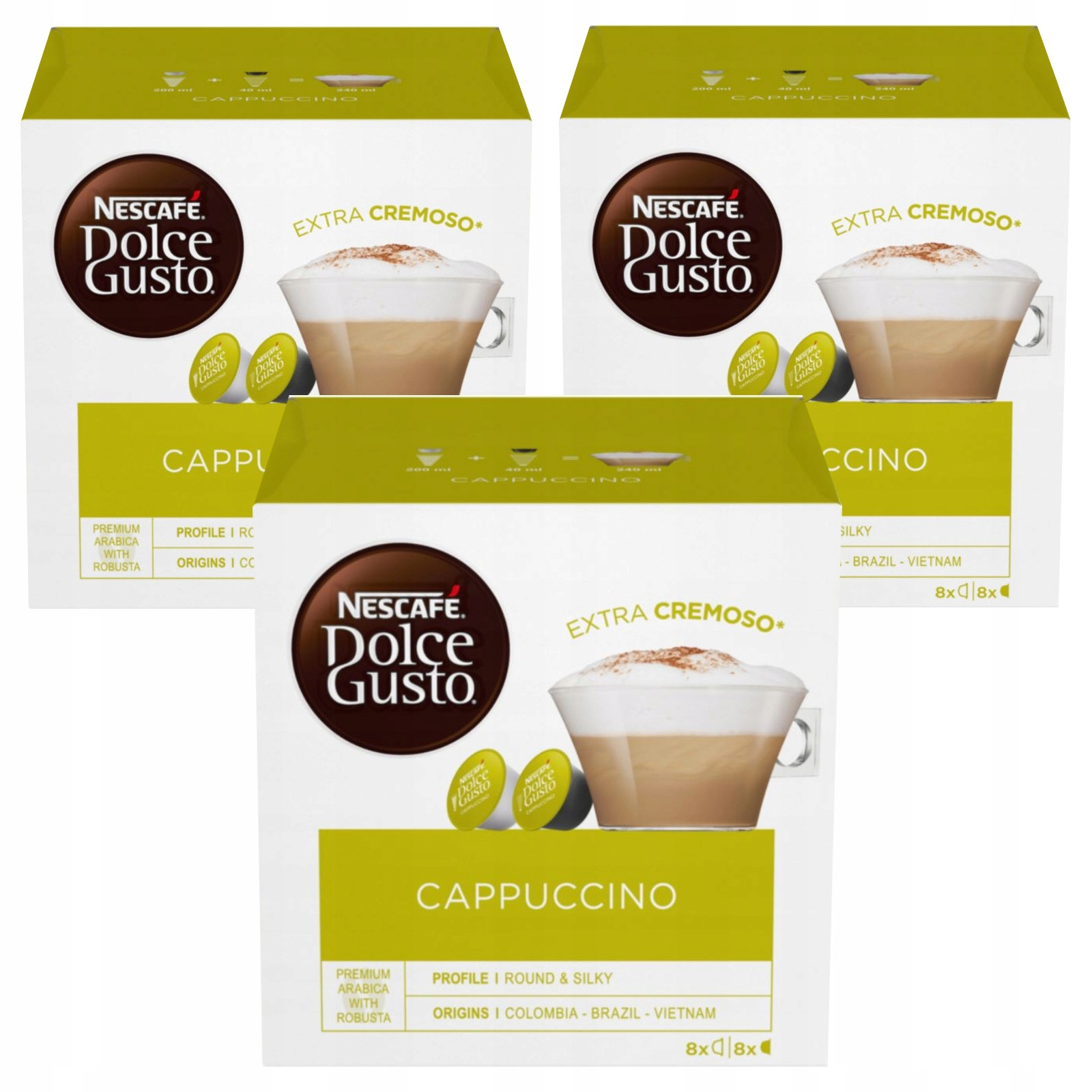 Kapsle pro Dolce Gusto Nescafe Dolce Gusto Cappucino 48 ks