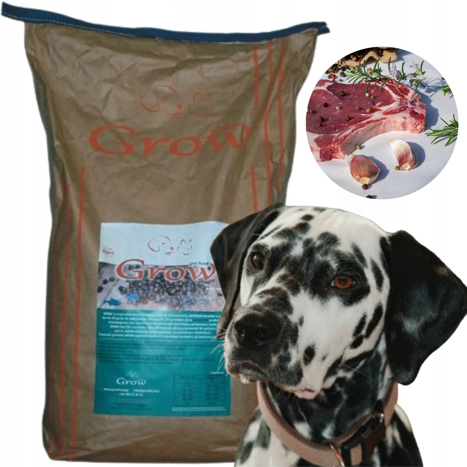 Grow Kachna S Rybou Dospělý S/m Suché Krmivo pro psa Adult Dog Duck Fish 14 kg