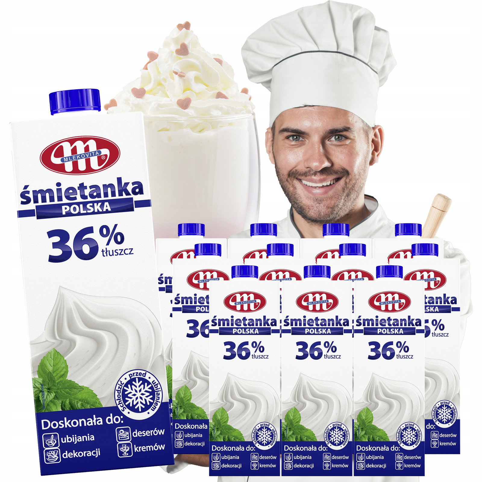 Smetana Uht 36% Polsko 12X1L Smetana Mlekovita