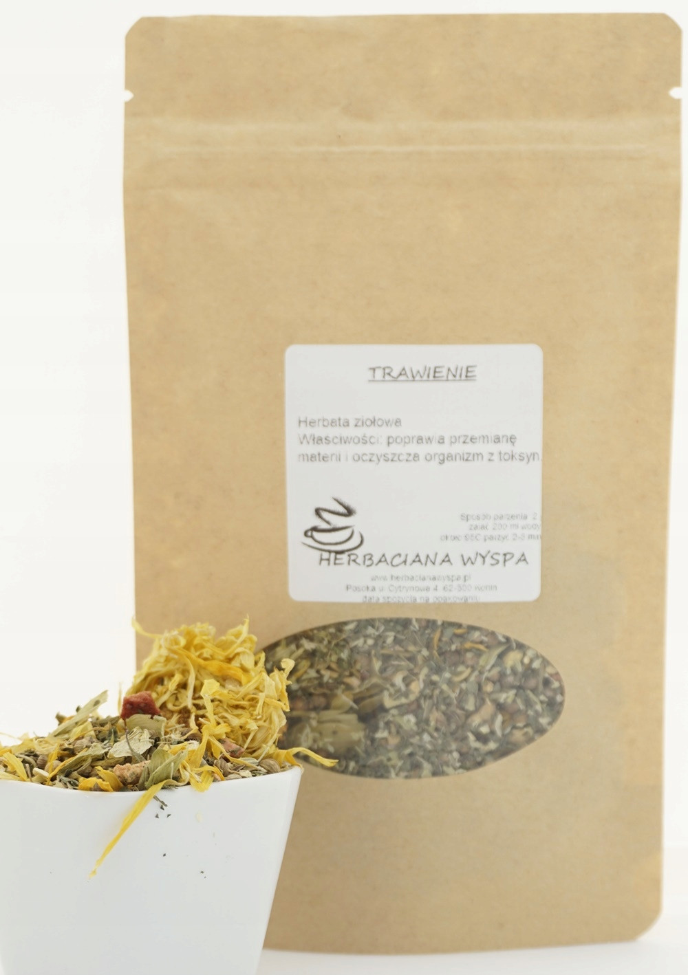 Trávení 500 g čaj čaj máta, koriandr.