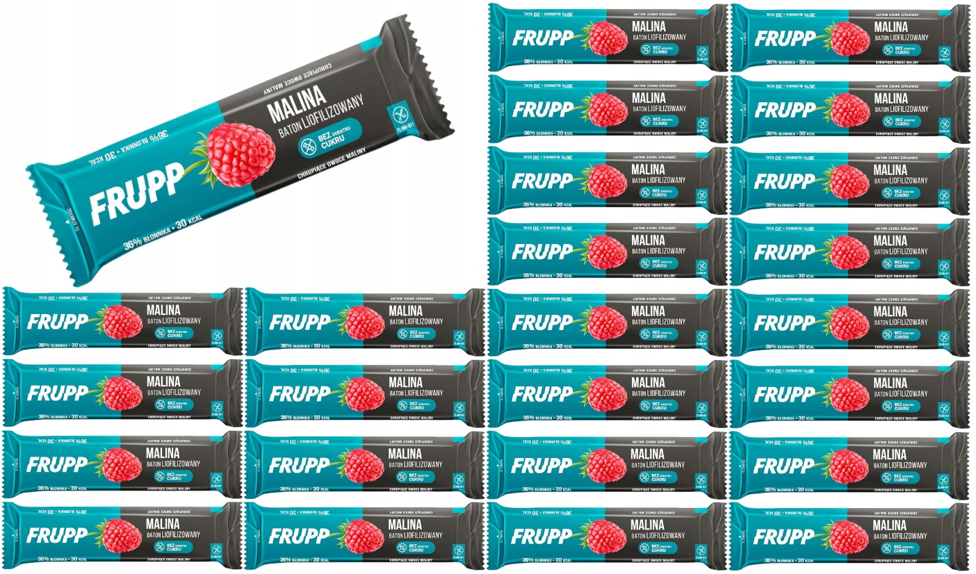 25x Frupp Malinová lyofilizovaná tyčinka bez lepku