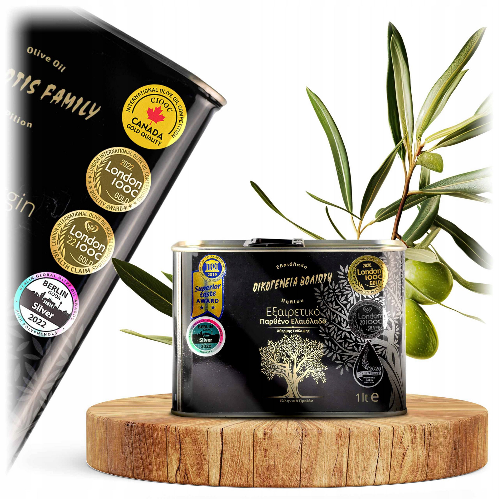Olivový olej 1 l Extra panenský obsypaný medailemi První V Pl Sbírka 24/25