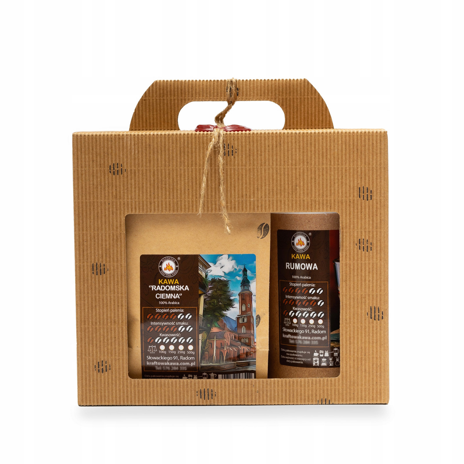 Káva jako dárek/Dárková sada kávová 650g