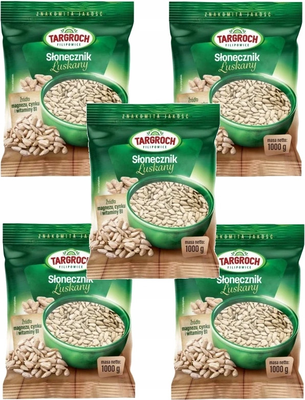 5x Targroch Slunečnicová semínka loupaná 1kg