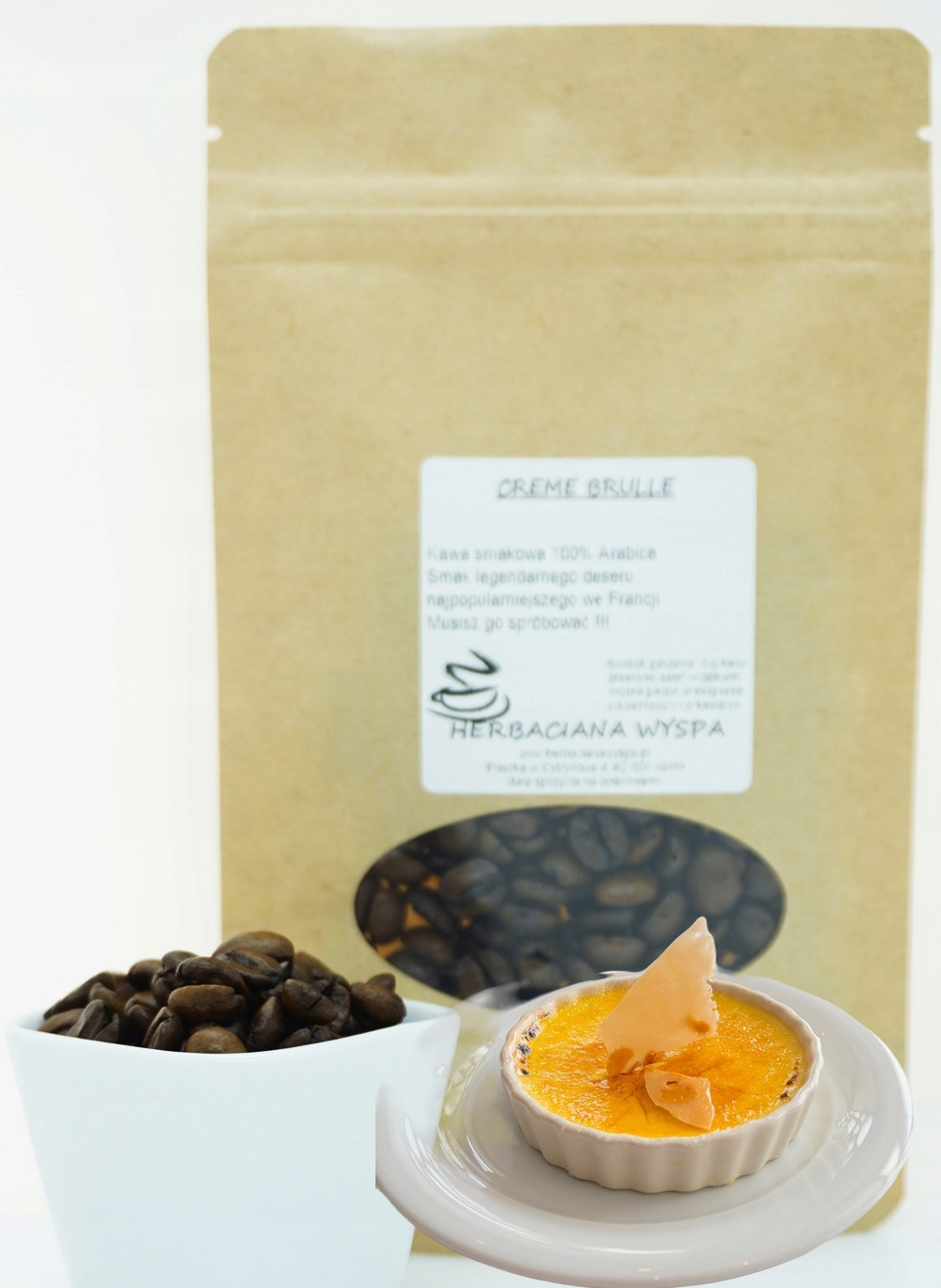 Káva Creme Brulle 1 kg zrnková/mletá neobvyklá