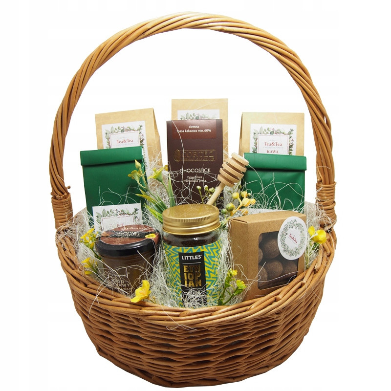 Koš s kávou a sladkostmi Tea Tea