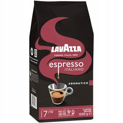 Káva Lavazza Espresso Italiano Aromatico 1 kg Dárek videokniha
