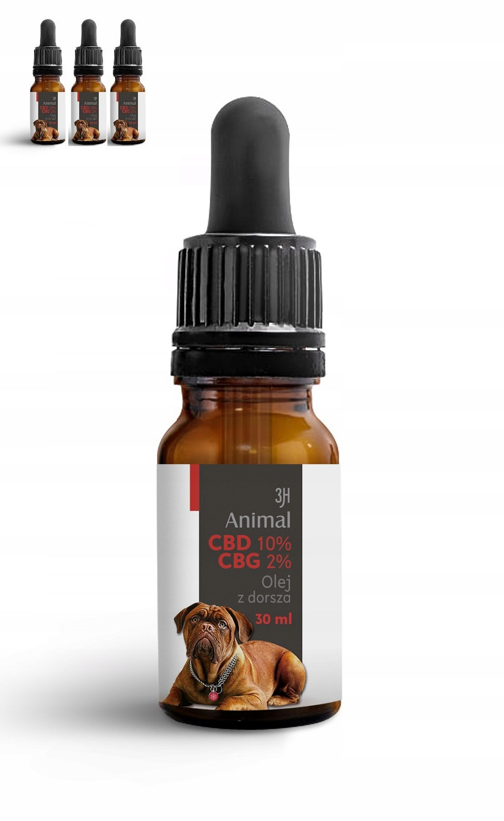 Cbd 10% Cbg 2% Konopný Olej Pro Psy Kočky 30 ml Full Spectrum