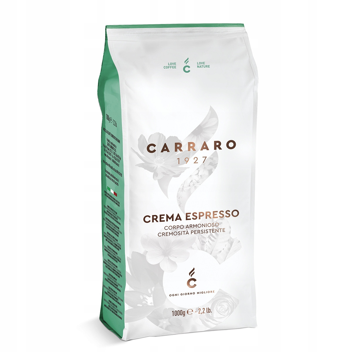 Carraro Crema Espresso 1kg zrnitá