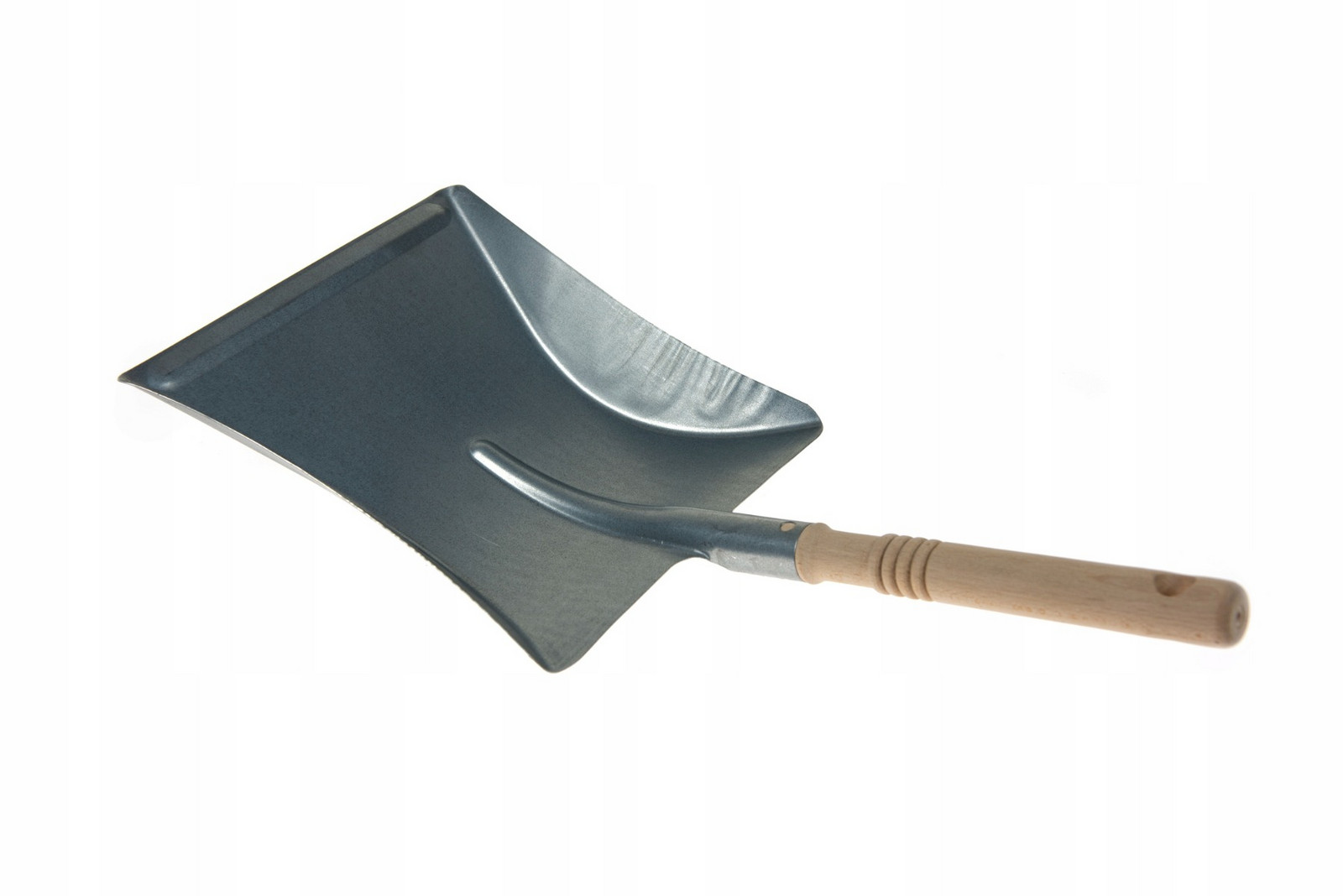 Lopatka S Dřevěnou Rukojetí Na Uhlí Lopatka Kovová, Pozinkovaná Na Popel