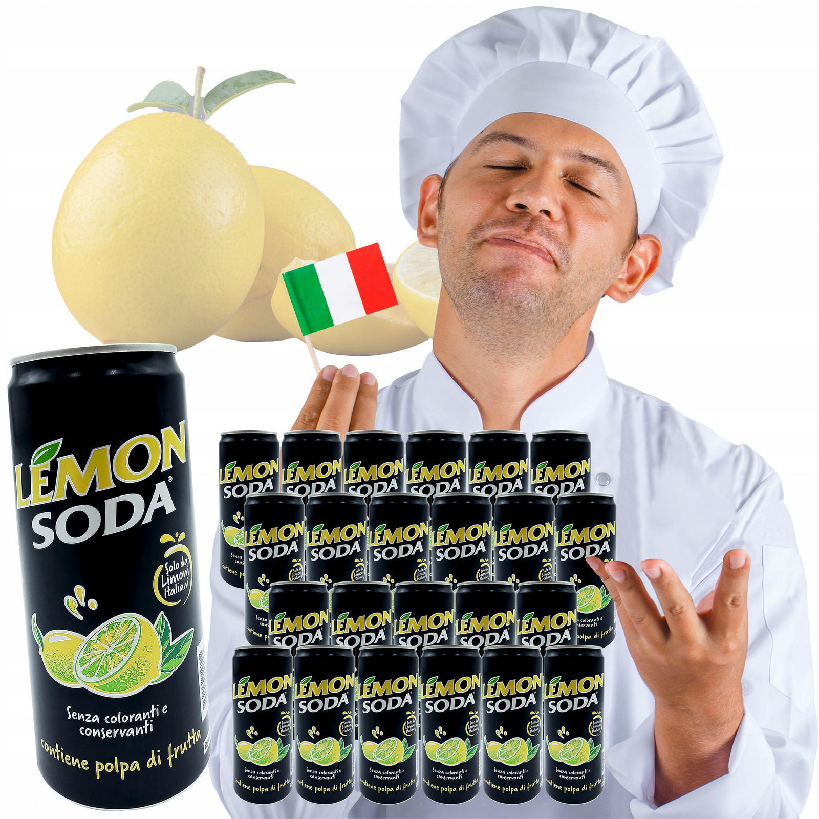 Italský Nápoj Lemonsoda Crodo 24X330ML