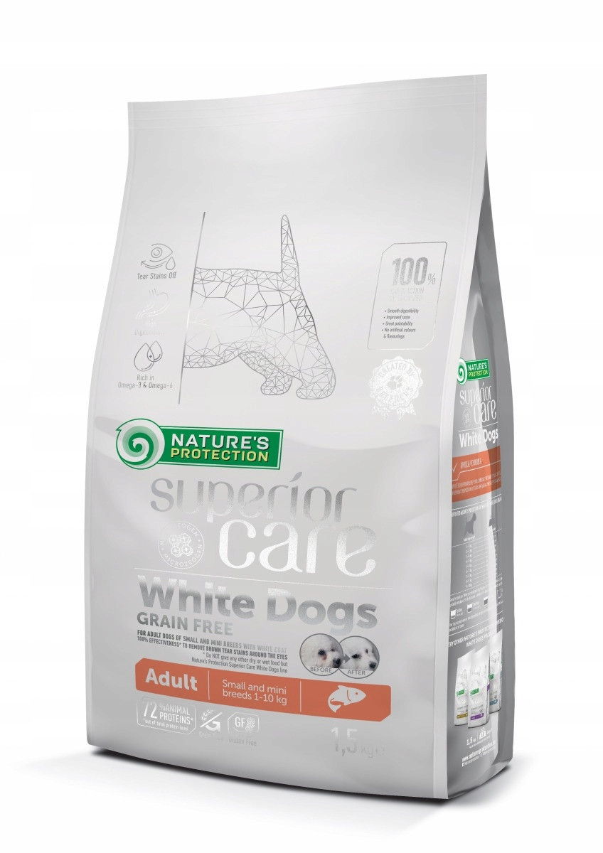 Nature's Protection White Small Dog Losos 1,5 kg