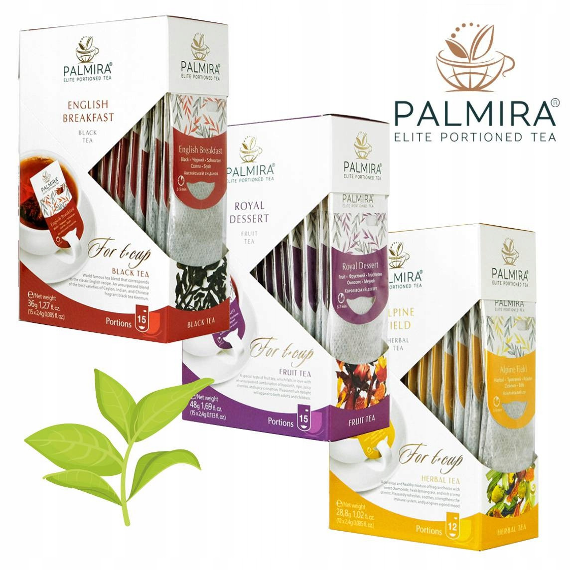 Čajový set Palmira Podzimní-1 Alpinefield English Breakfast RoyalDessert