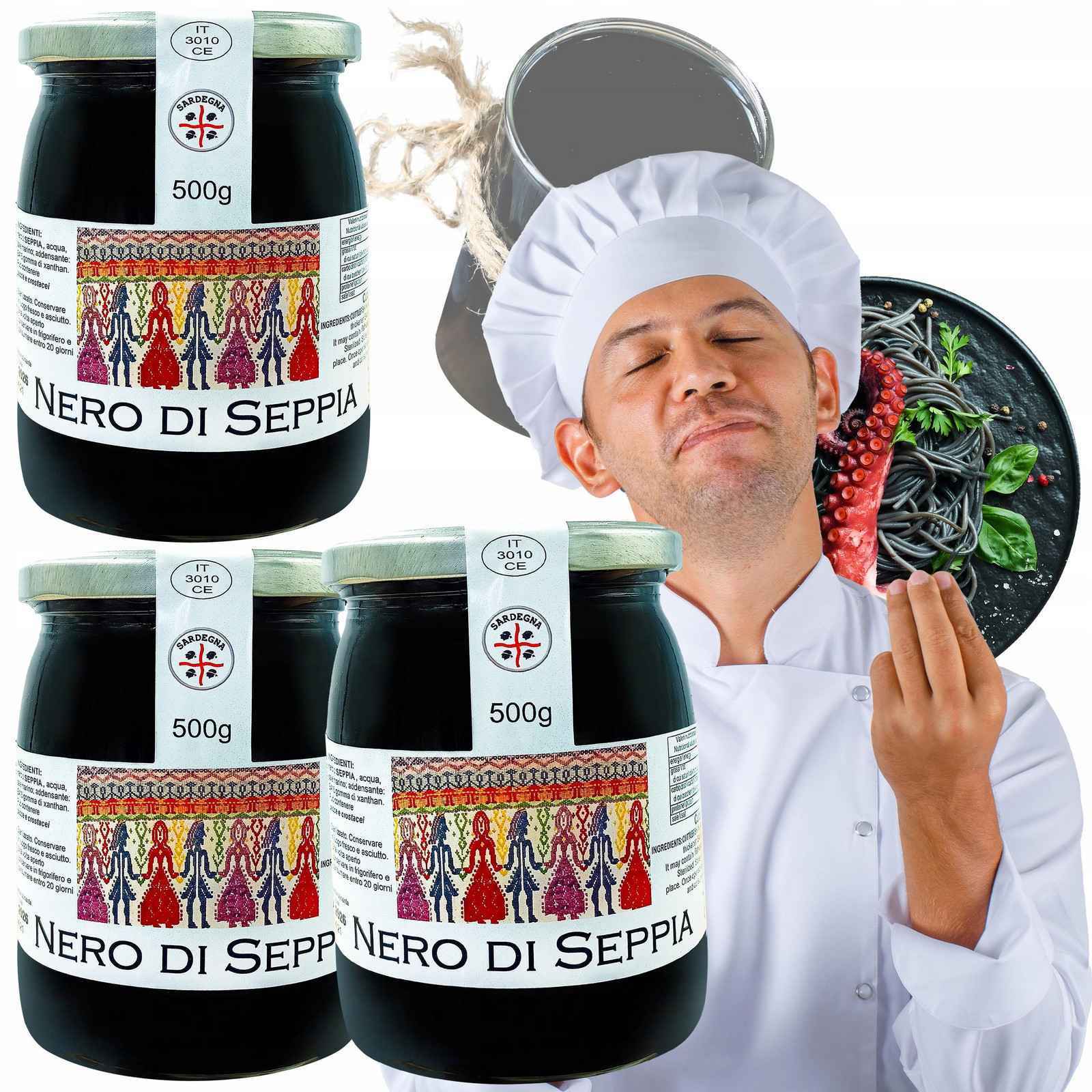 sépiový inkoust 500g Nero DI Seppia 1 Kvalita