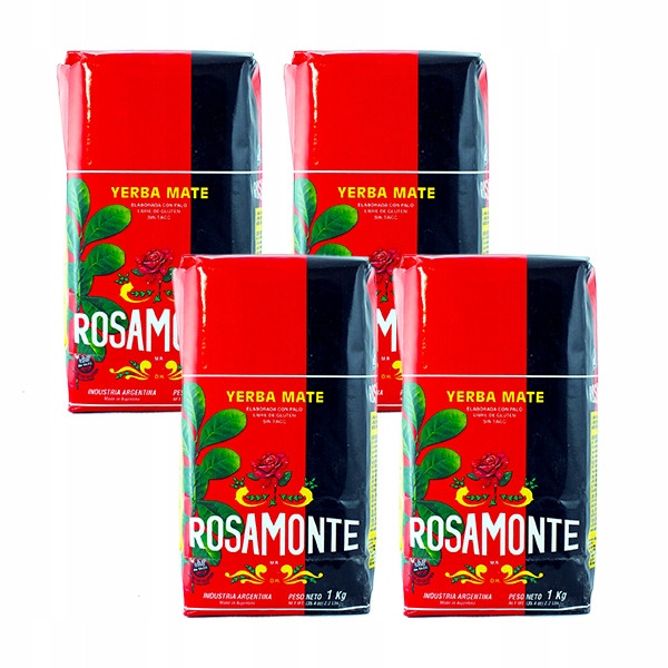 Yerba Mate Rosamonte Elaborada Tradiční 4x 1kg