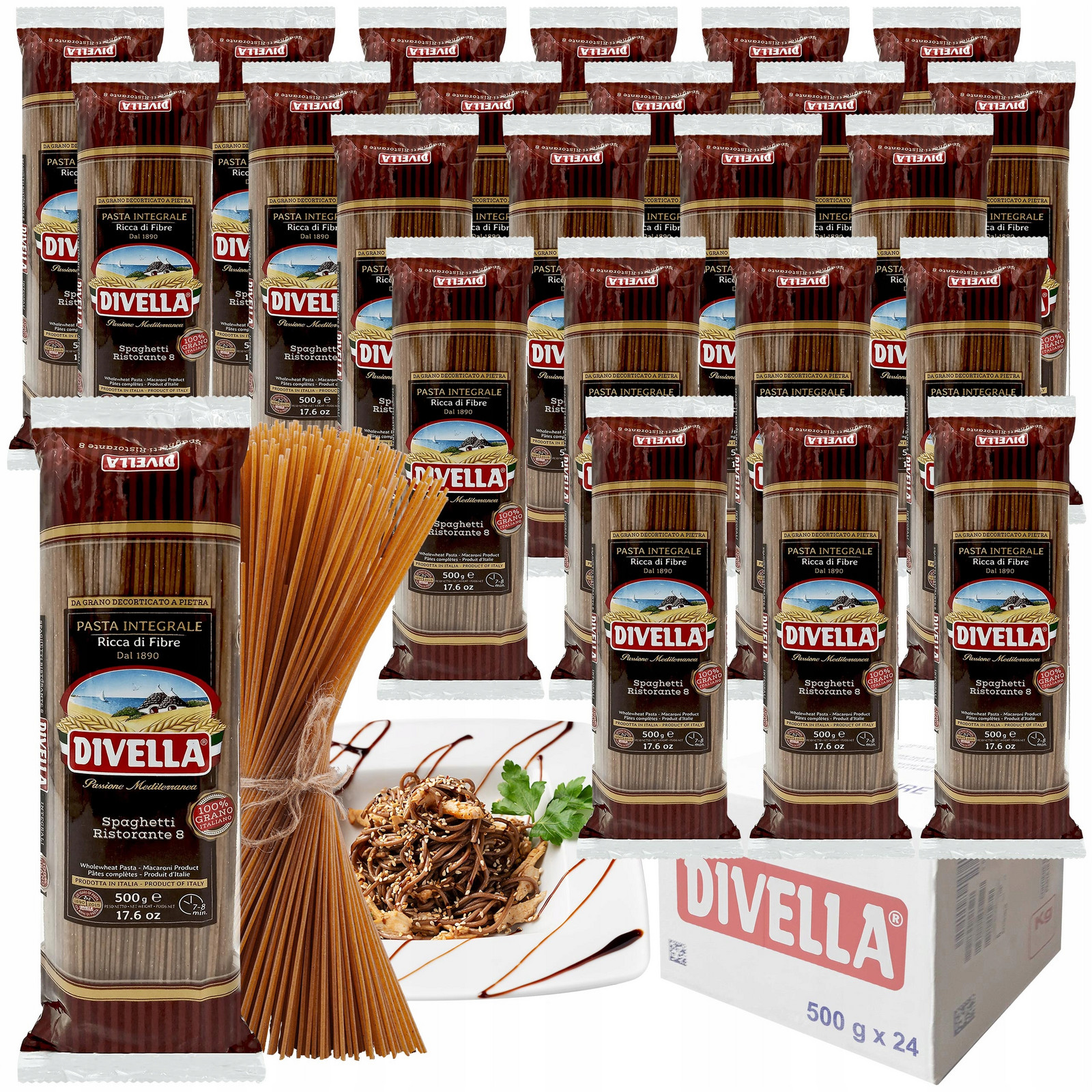 Těstoviny Razové Špagety Divella 500g Karton