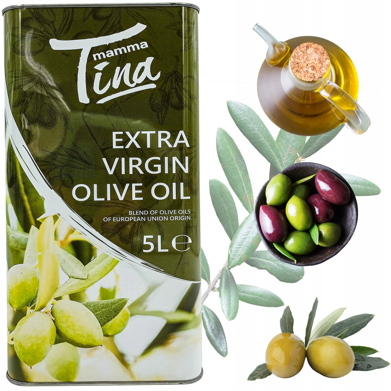 Olej Mamma Tina Extra Virgine 5l Pushka kovový
