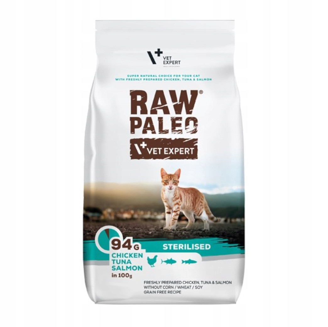 Raw Paleo Sterilised Chicken&Tuna&Salmon 6kg Kuřecí Tuňák Losos