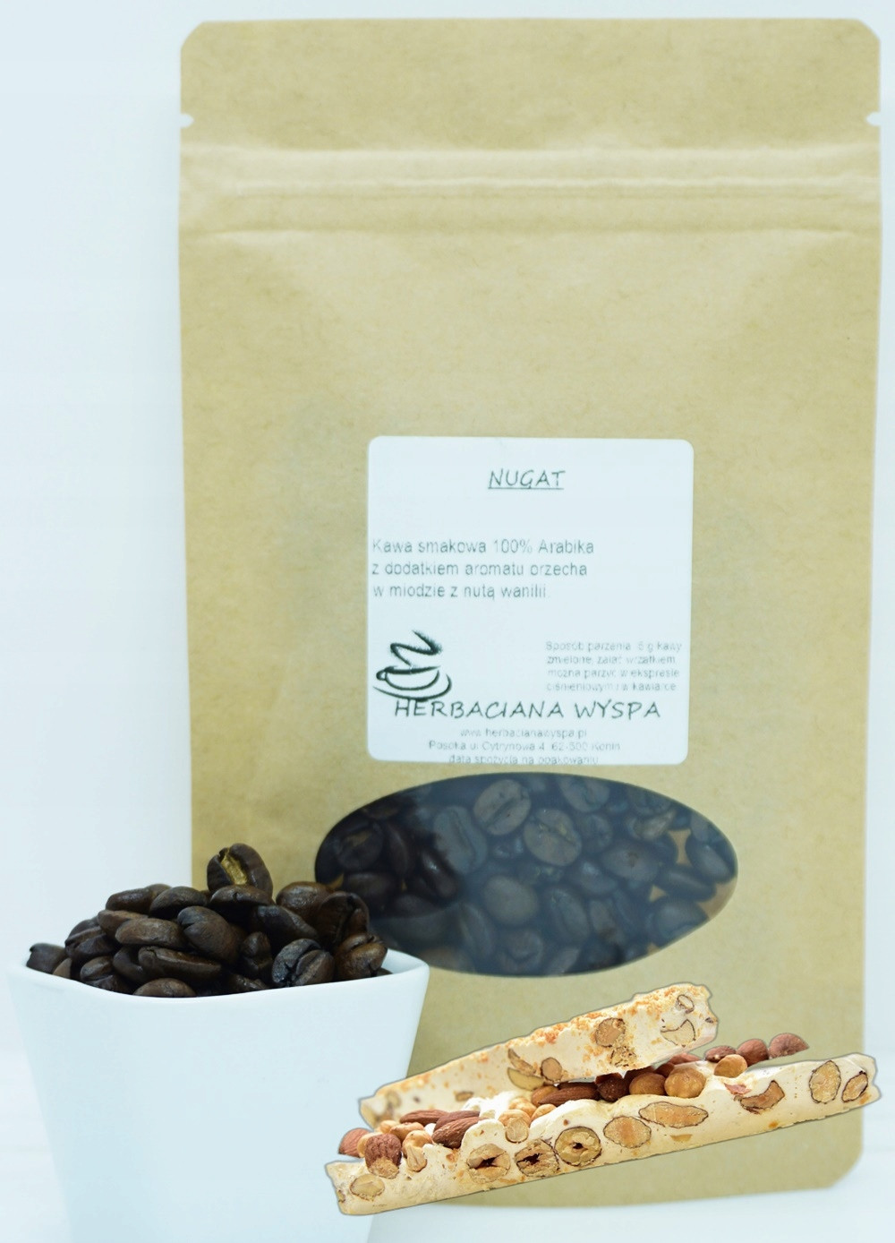 Káva Nugat 1 kg zrnková-měli jsme Nejlepší mňamm