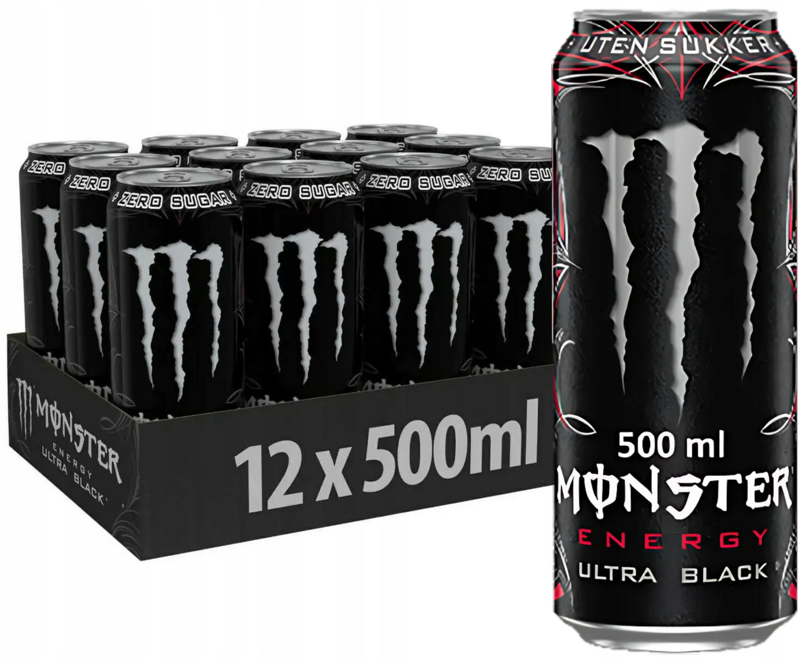 Monster Ultra Black 12×0,5l