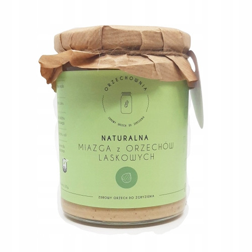 Máslo Lískový OŘECH100% Přírodní Orzechownia 500 g