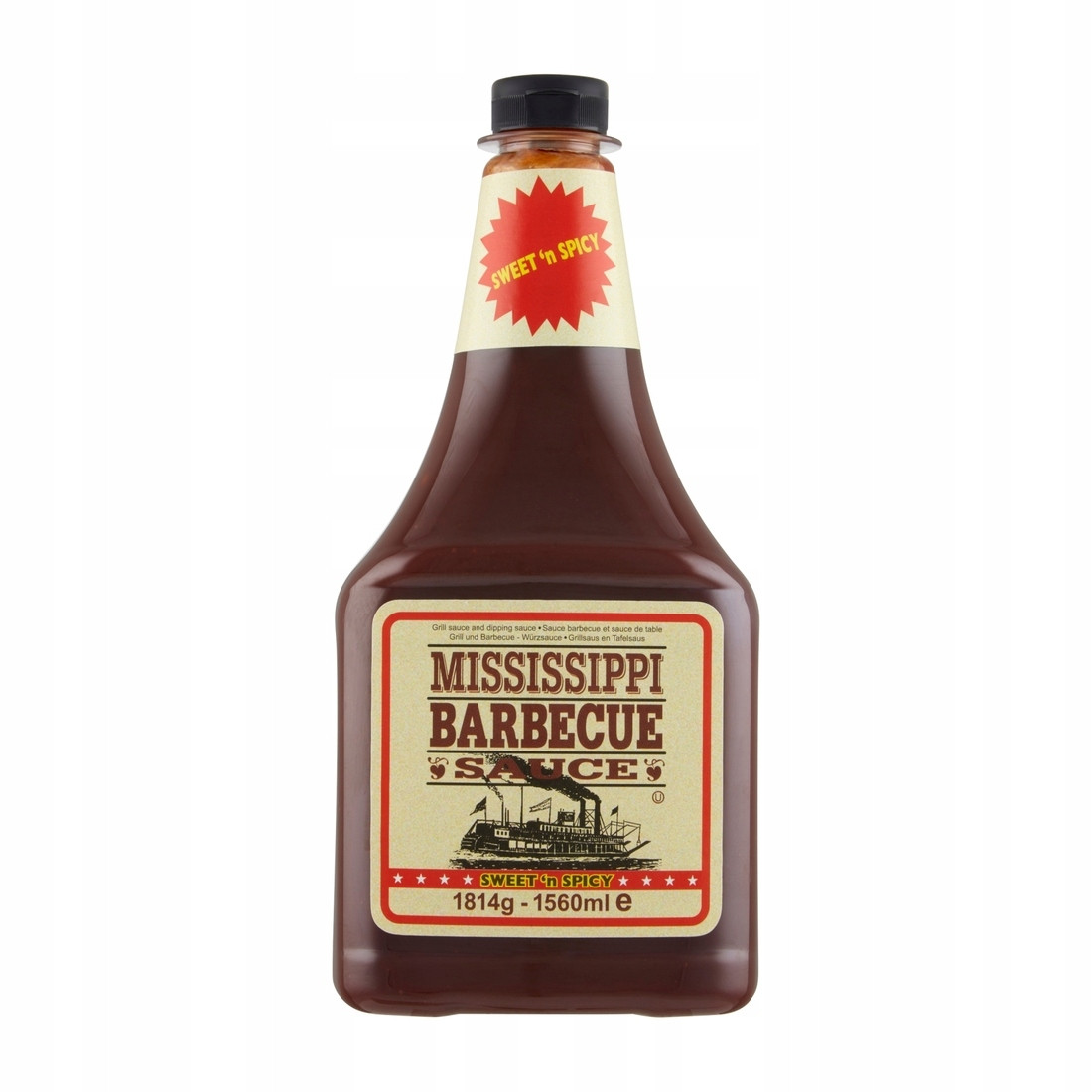 omáčka Bbq Mississippi sladko-pikantní 1814g