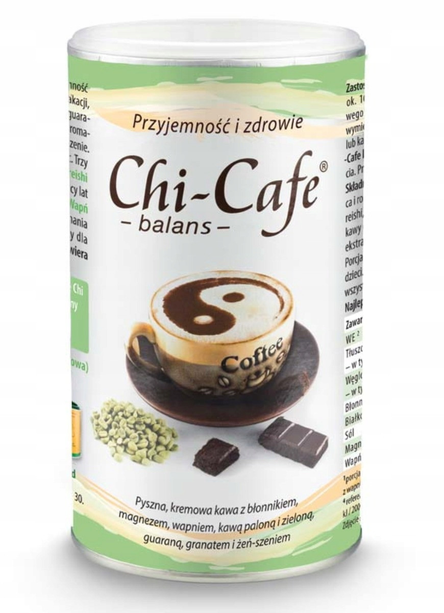 Dr. Jacob's Chi-Cafe vyvážení 450g Káva Zásaditá Odkyselující s Vlákninou