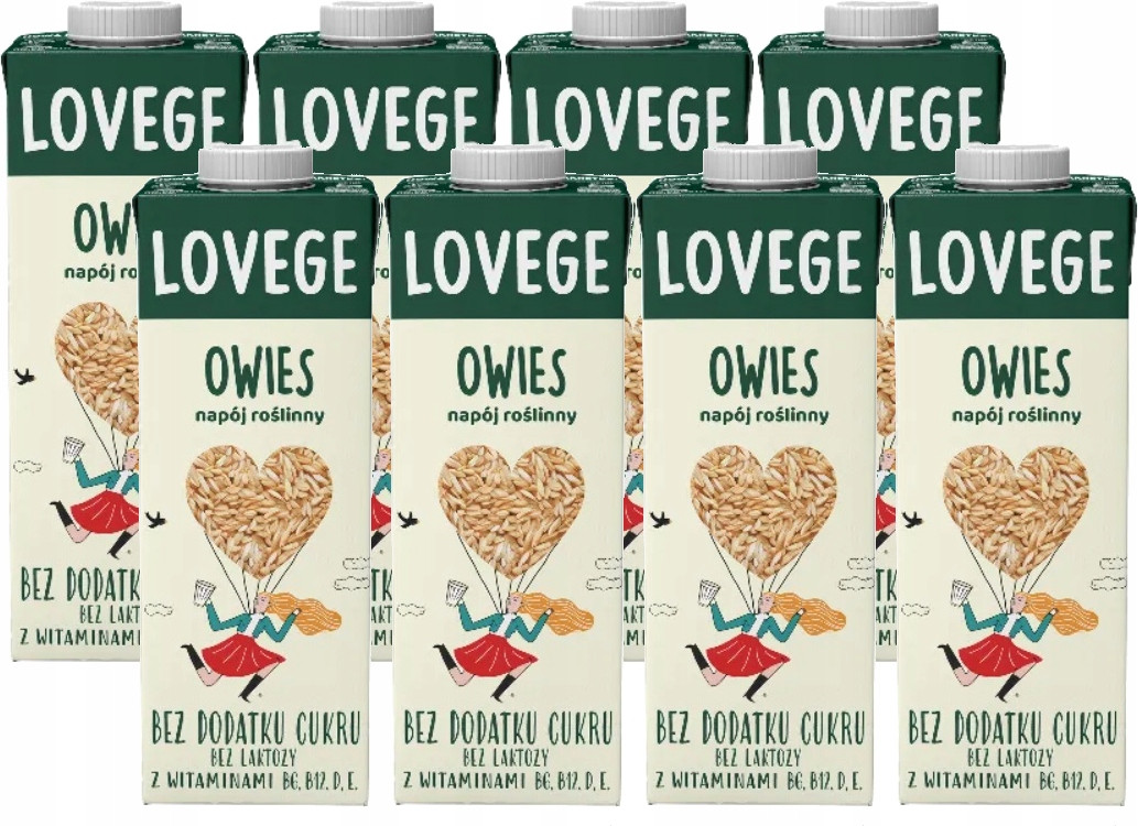 8x Sante Nápoj Lovege Ovesný Bez Cukru 1l