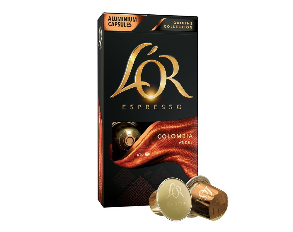 L'Or Espresso Colombia 100 hliníkových kapslí kompatibilních s kávovary