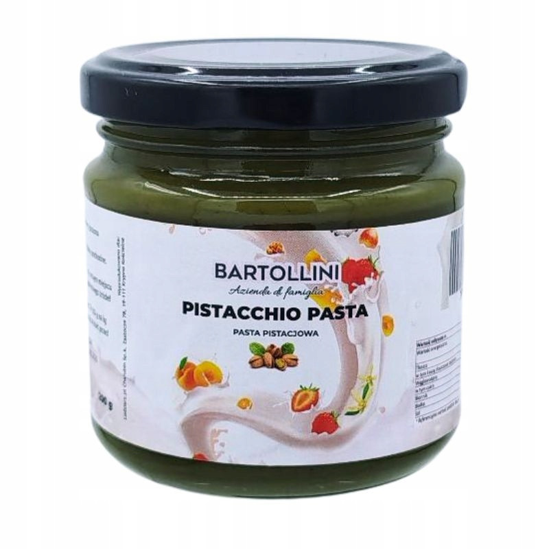 Pistáciová pasta 100% na zmrzlinu dezertů krémů 200 g Bartollini