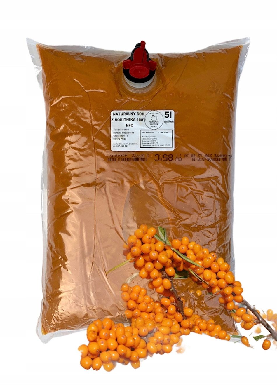 Šťáva z Rokitnika 100% 2l (přírodní vitamin C)