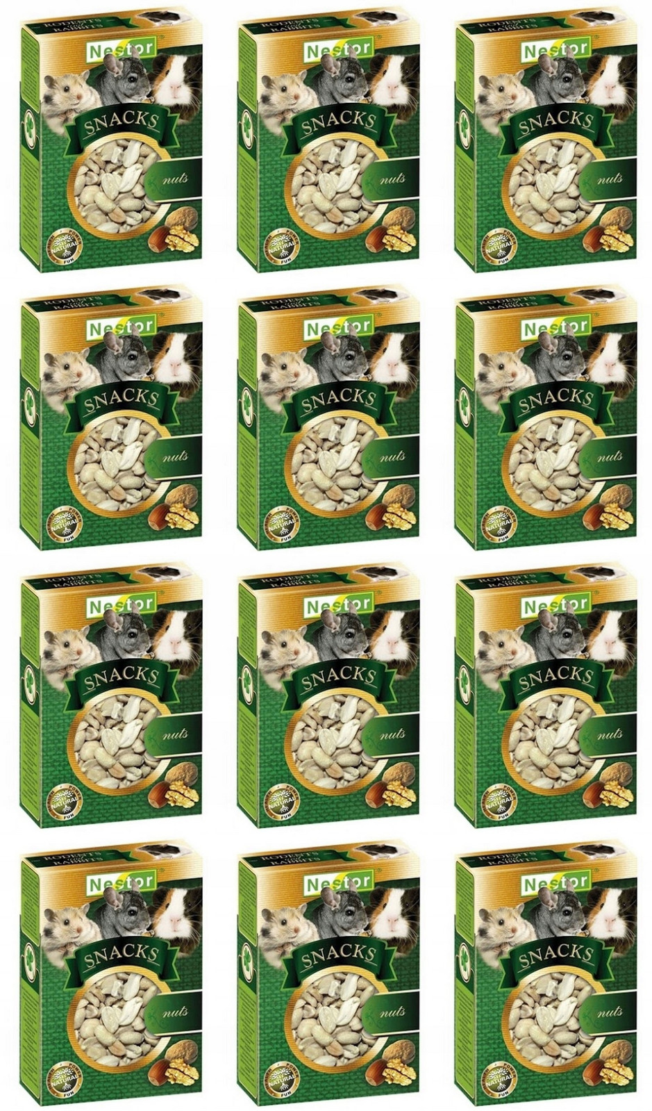 Pochoutky směs Nestor 0,08 kg křeček 12 ks