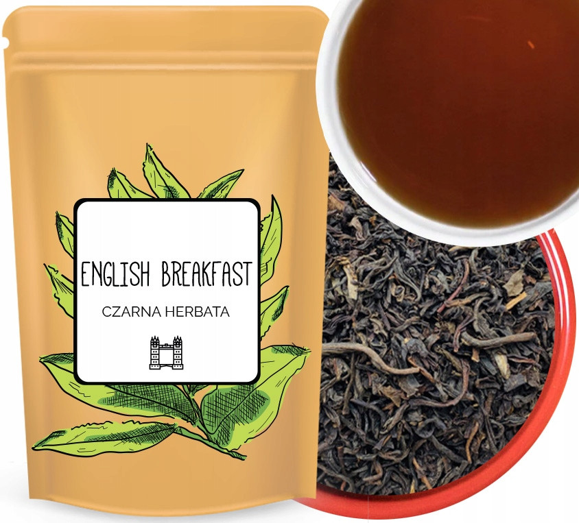Směs černých čajů English Breakfast 500gram Chutná listová leo