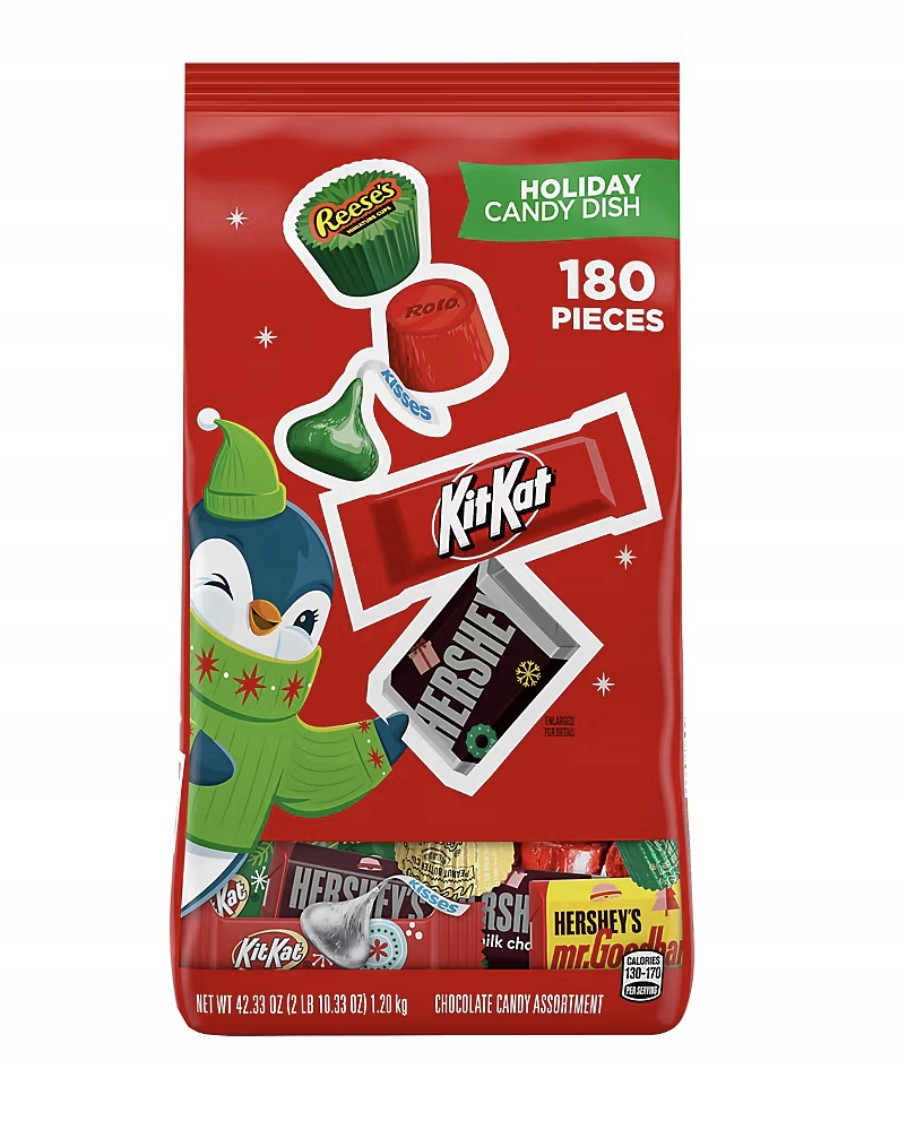 Hershey's Mléčné polibky Čokoládky Paka 1,20 kg Směs