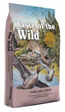 Taste of the Wild Lowland Creek Feline s křepelkou a kachnou 2 kg