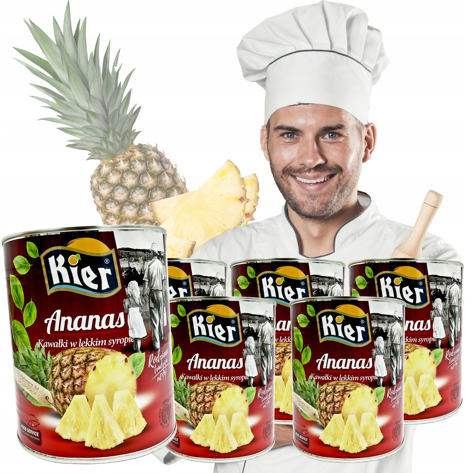 Ananas Plátky V Lehkém Sirupu 565G Svařák