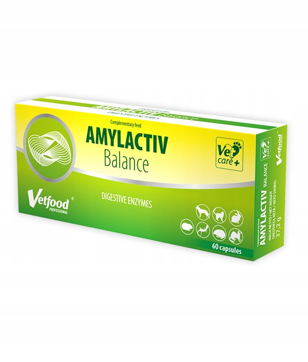 Vetfood Amylactiv Balance 60 kapslí trávicí systém psa a kočky