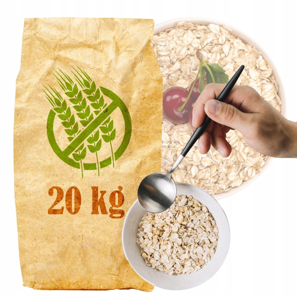 Bezlepkové Ovesné Vločky 20KG