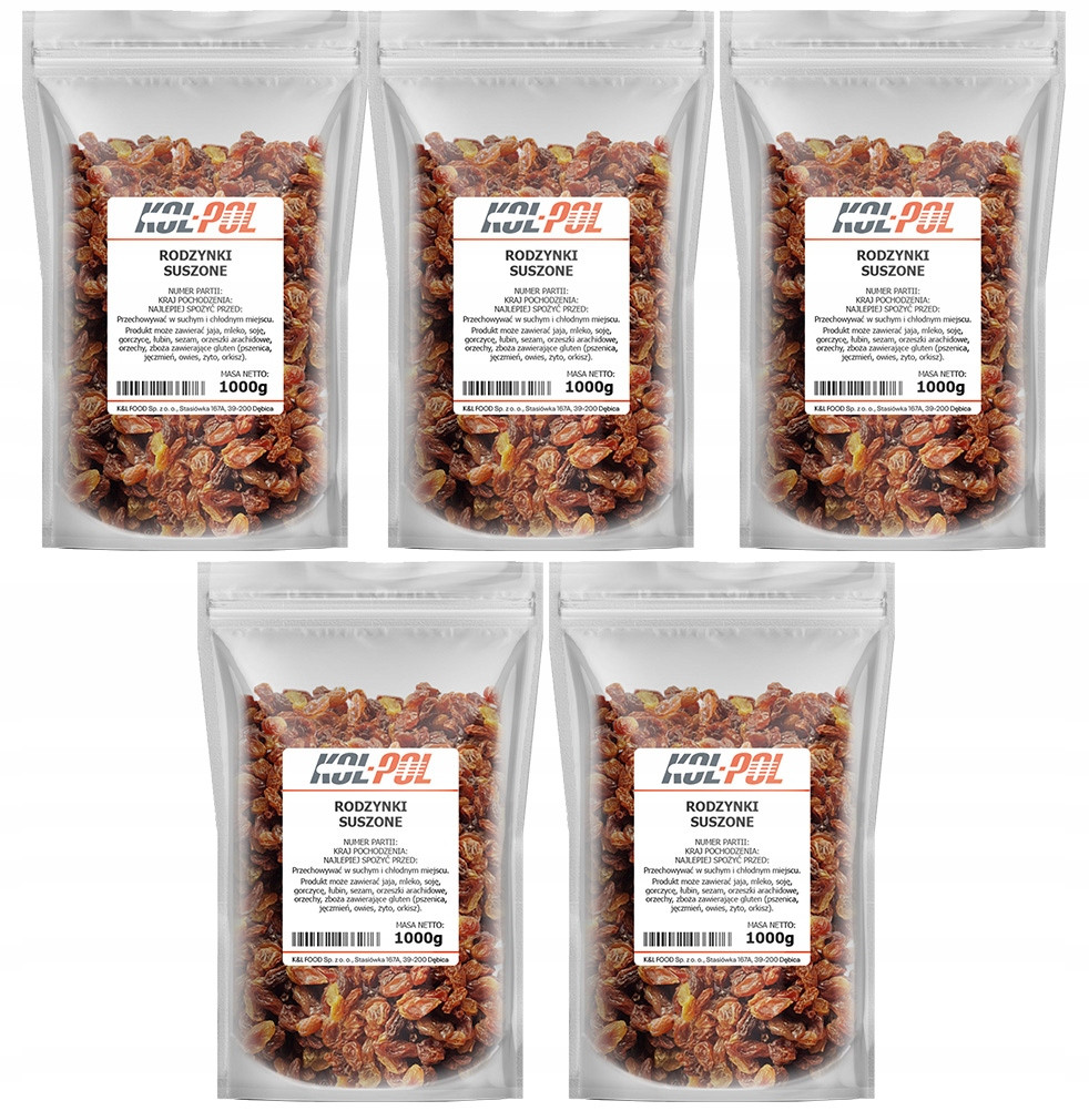 Rozinky Sultánky 5kg Sultánky sladké čerstvé vysoká kvalita Kol-Pol