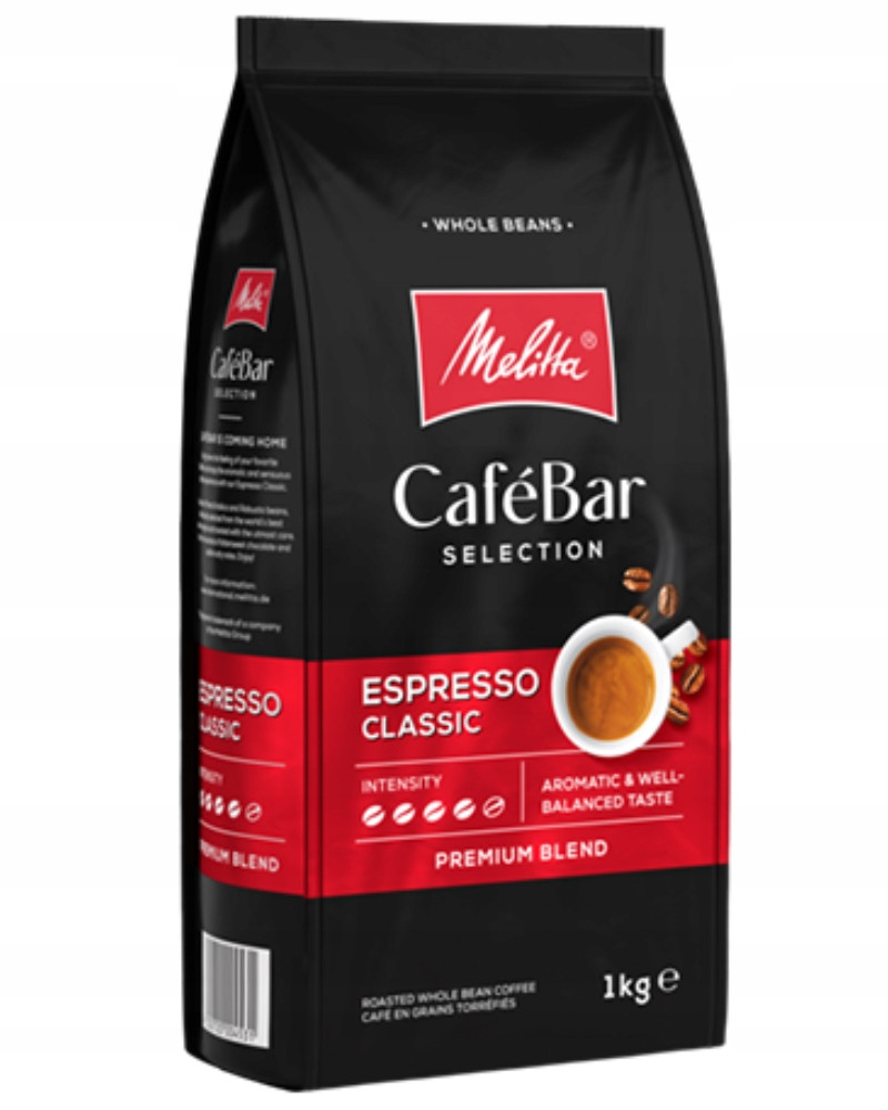 Káva Melitta Cafebar Espresso Classic 1 kg videokniha Bonus
