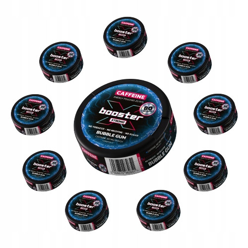 X-Booster Pro Boost Pack Bubble Gum 80mg, 10 ks