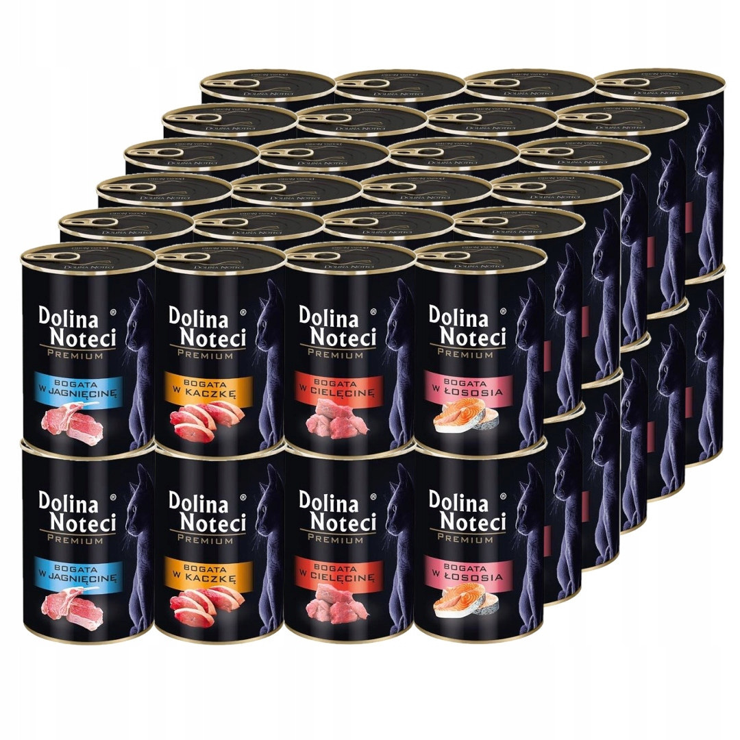 Dolina Noteci Premium Mix Chutí 48x400g Bezobilné mokré krmivo pro kočky