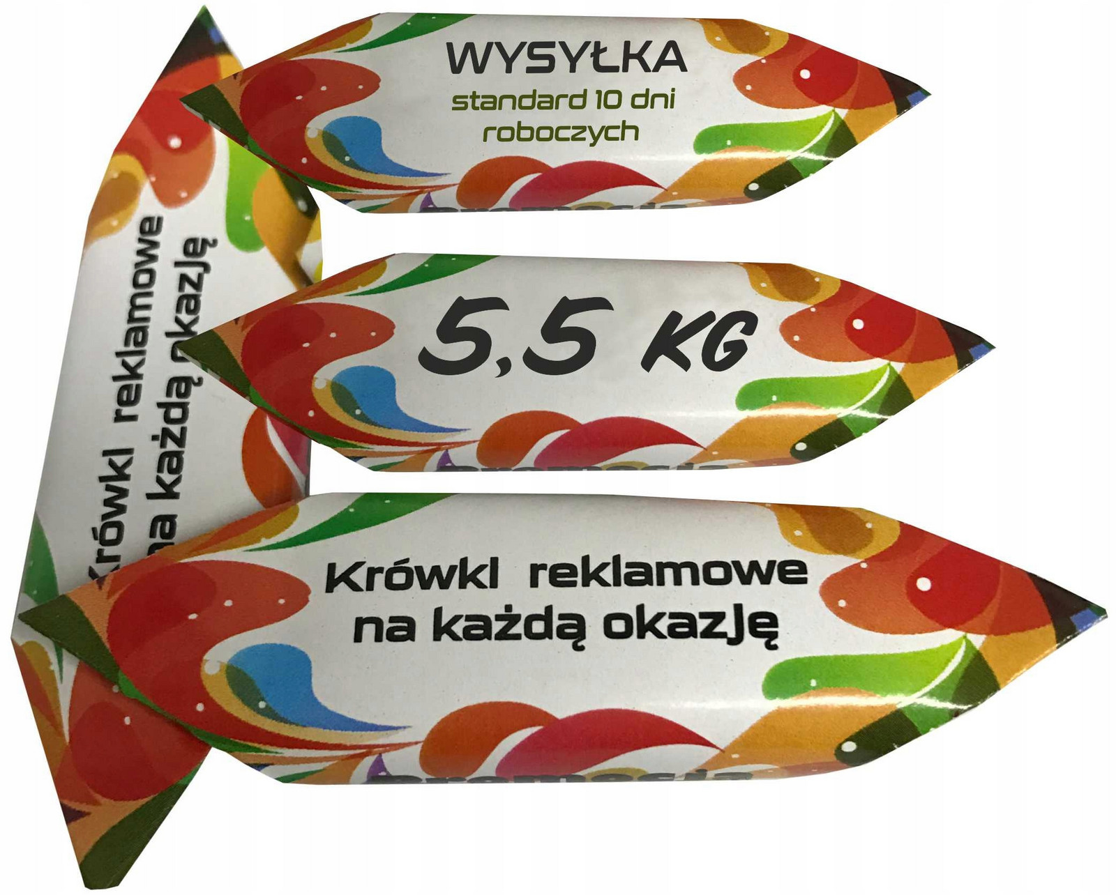 bonbóny krówki s logem na másle 5,5kg vnitřní potisk