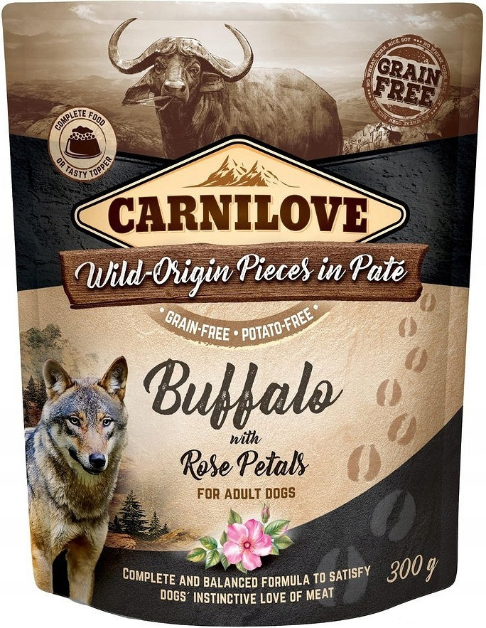 Carnilove Buffalo with Rose Petals 12x300 g