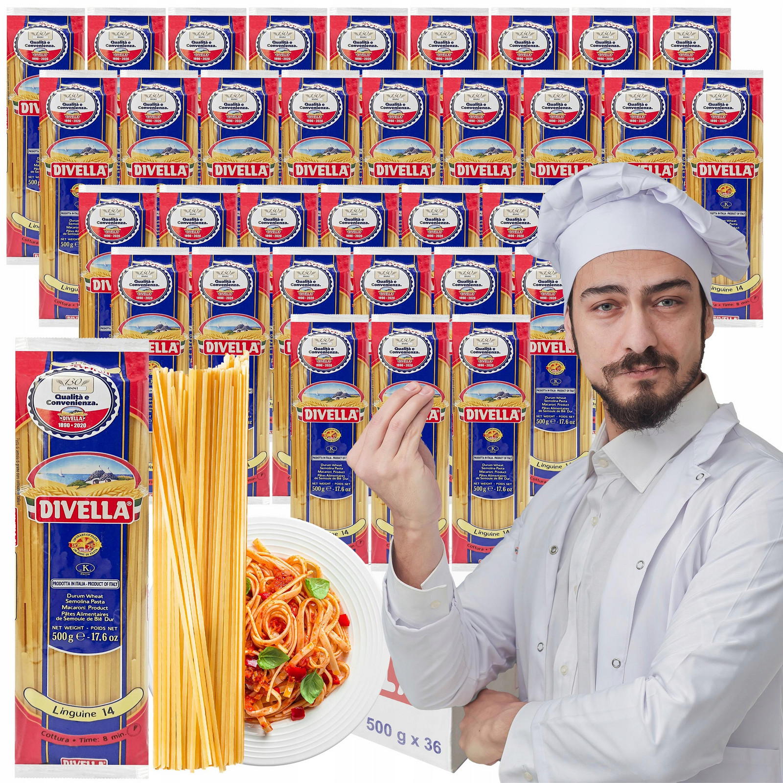 Těstoviny Linguine Divella 500g x 36 Karton