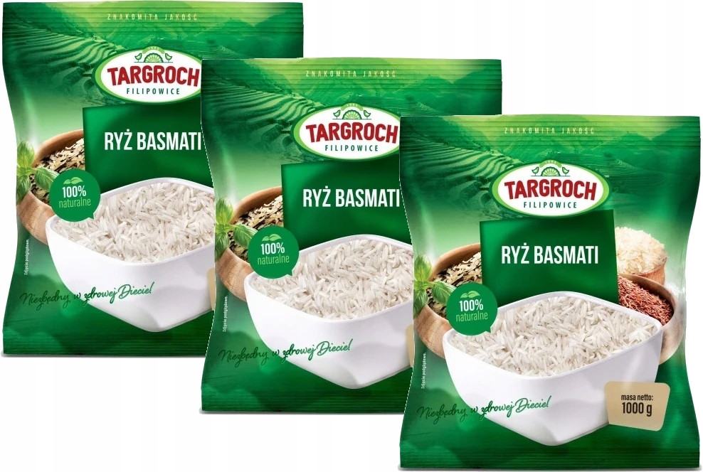 3x Targroch Basmati rýže 1kg