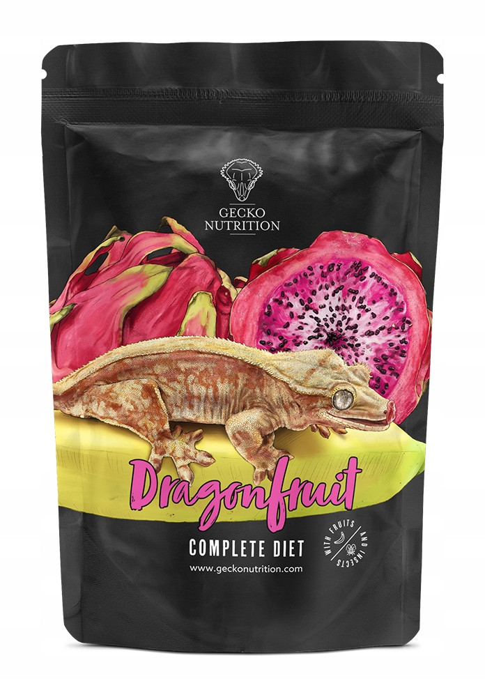Gecko Nutrition Dračí ovoce Dragonfruit 250g| Originál kaše, krmivo